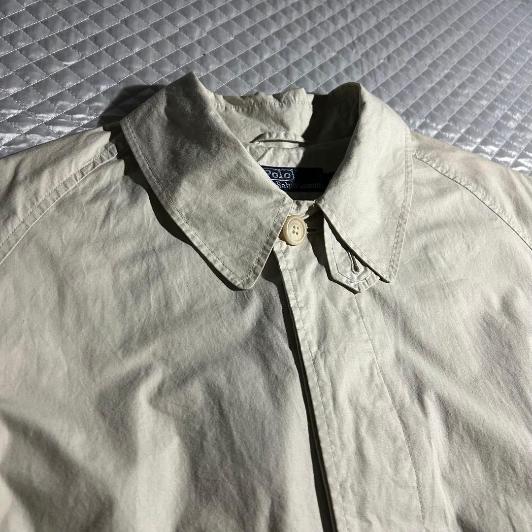 90s POLO 一枚袖 バルマカーンコート ステンカラー vintage