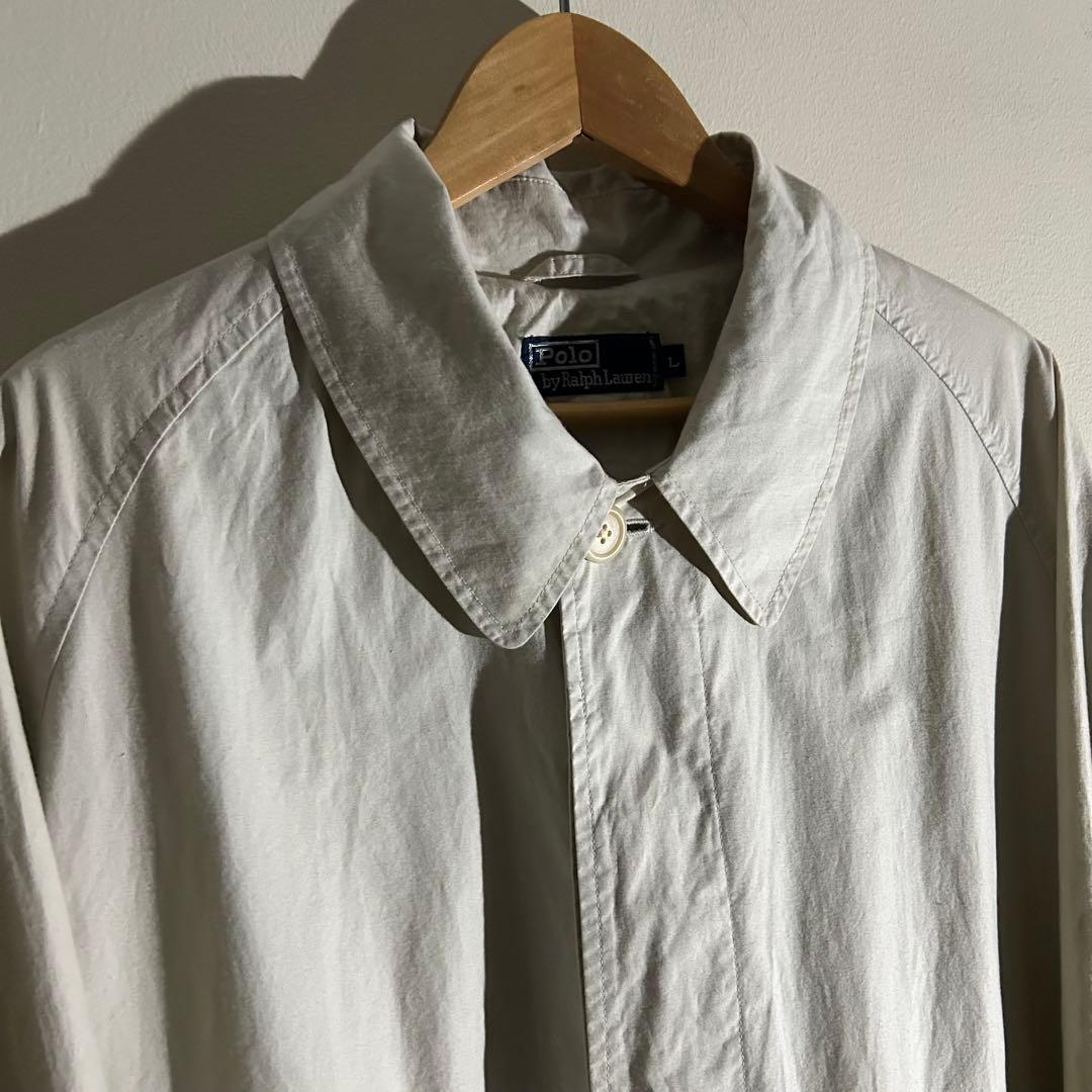 90s POLO 一枚袖 バルマカーンコート ステンカラー vintage