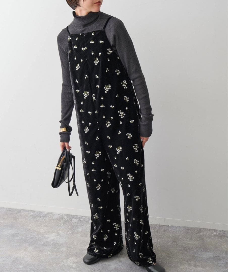 【Spick&Span】ブーケエンブロイダリーオールインワン