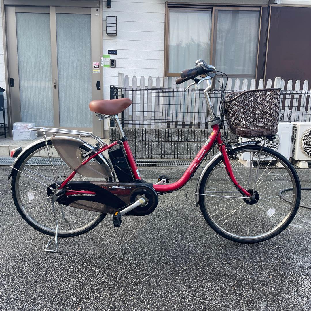 パナソニック電動自転車ビビDX内装3段変速24インチ 美車 送料無料
