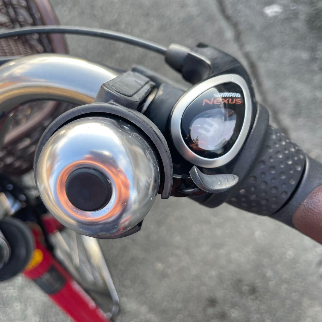 パナソニック電動自転車ビビDX内装3段変速24インチ 美車 送料無料