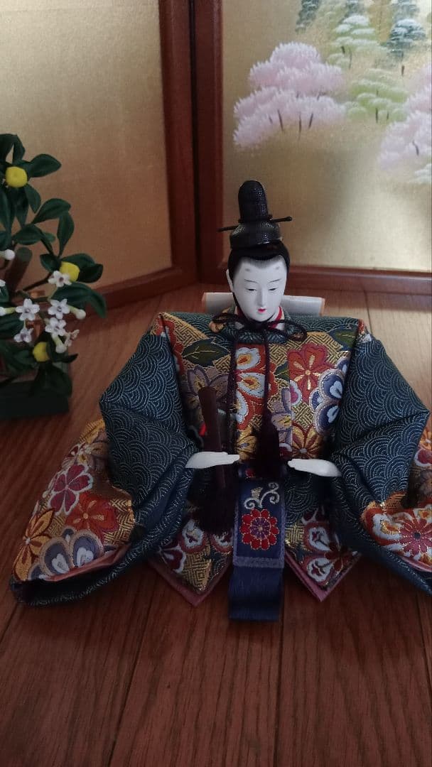 お得⭕️特選◎雛人形 親王・橘桜・屏風・小物セット【送料込】京都西陣