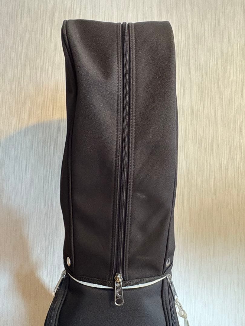 【中古美品】JONES ジョーンズ キャディバッグ ブラック/ホワイト