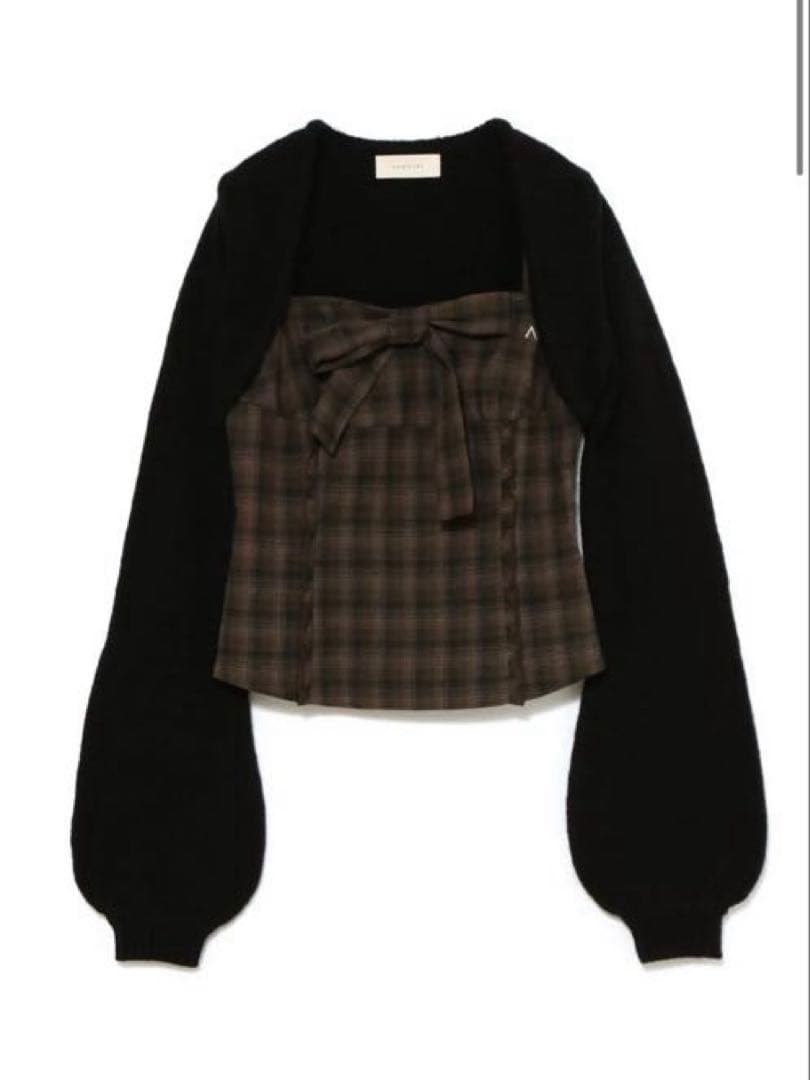 トップス ANDMARY Tyla ribbon set tops