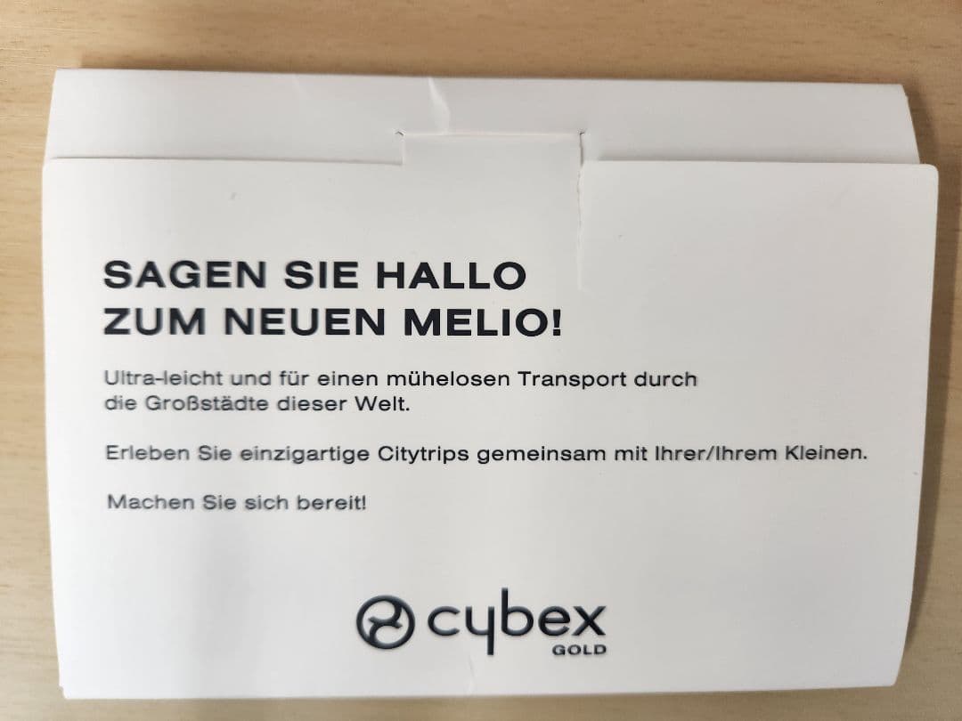 【新品未使用】cybex メリオカーボン、ストーミーブルー