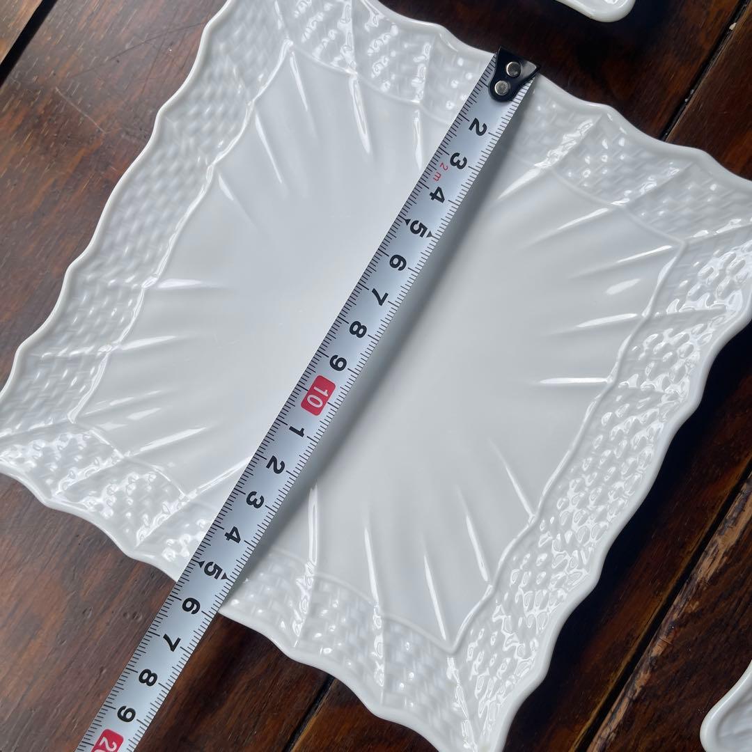 希少　リチャードジノリ　ベッキオホワイト　スケエアプレート　15cm 7セット