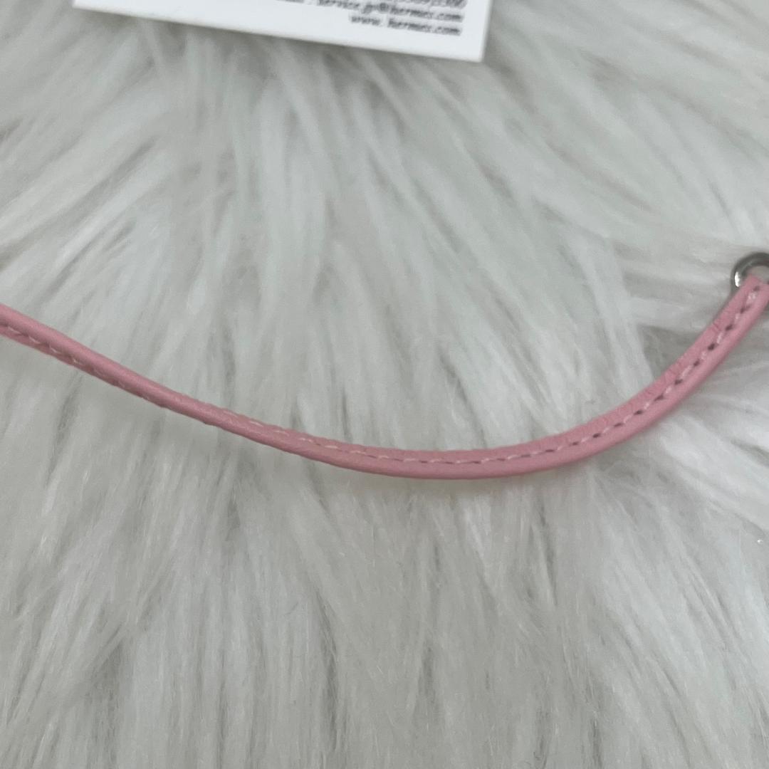 新品✨HERMES エルメス カルメンチータ プチポンポン チャーム レザー