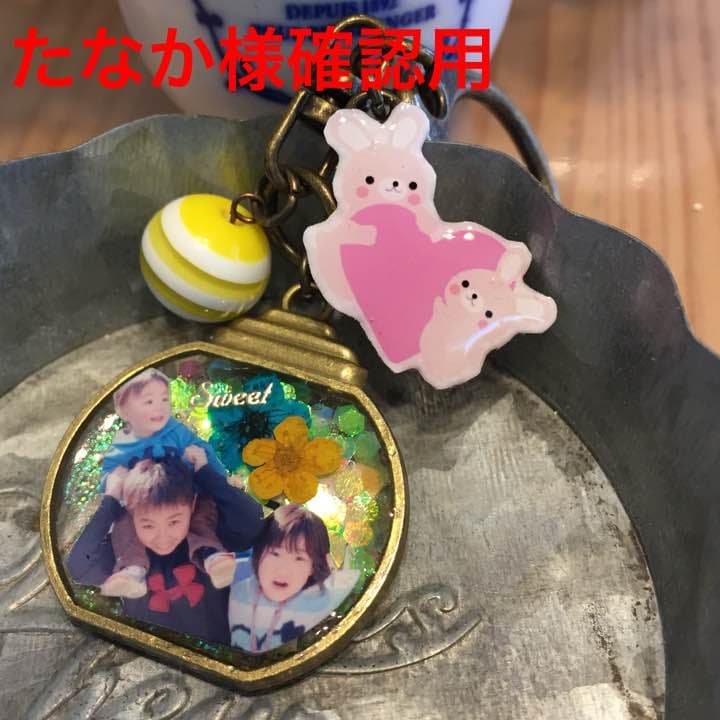 たなか様ご確認用ページ レジンで写真チャーム オーダー品