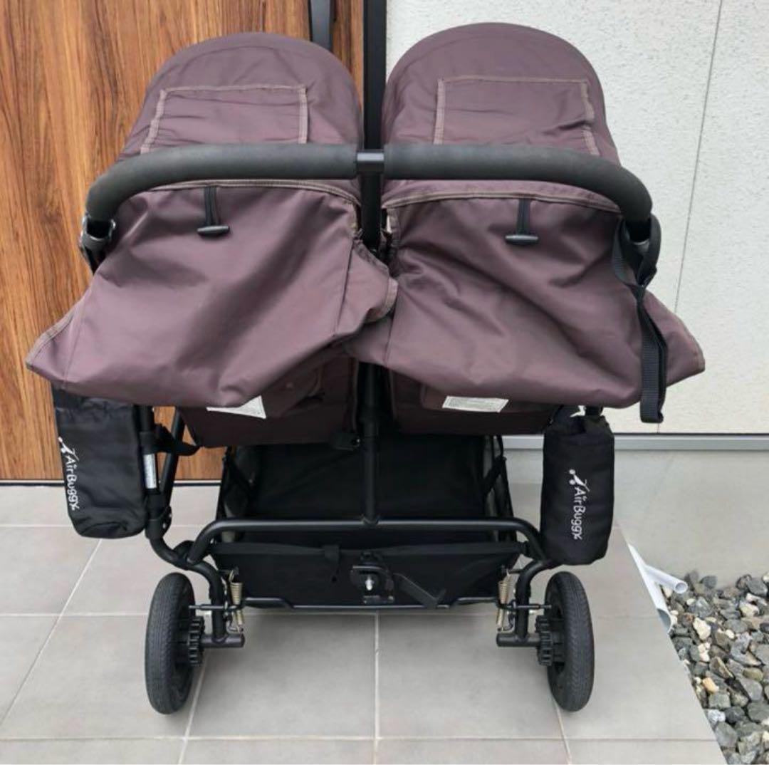⭐️最終値下げ　Air Buggy ココダブル　ベビーカー　双子　タイヤ付