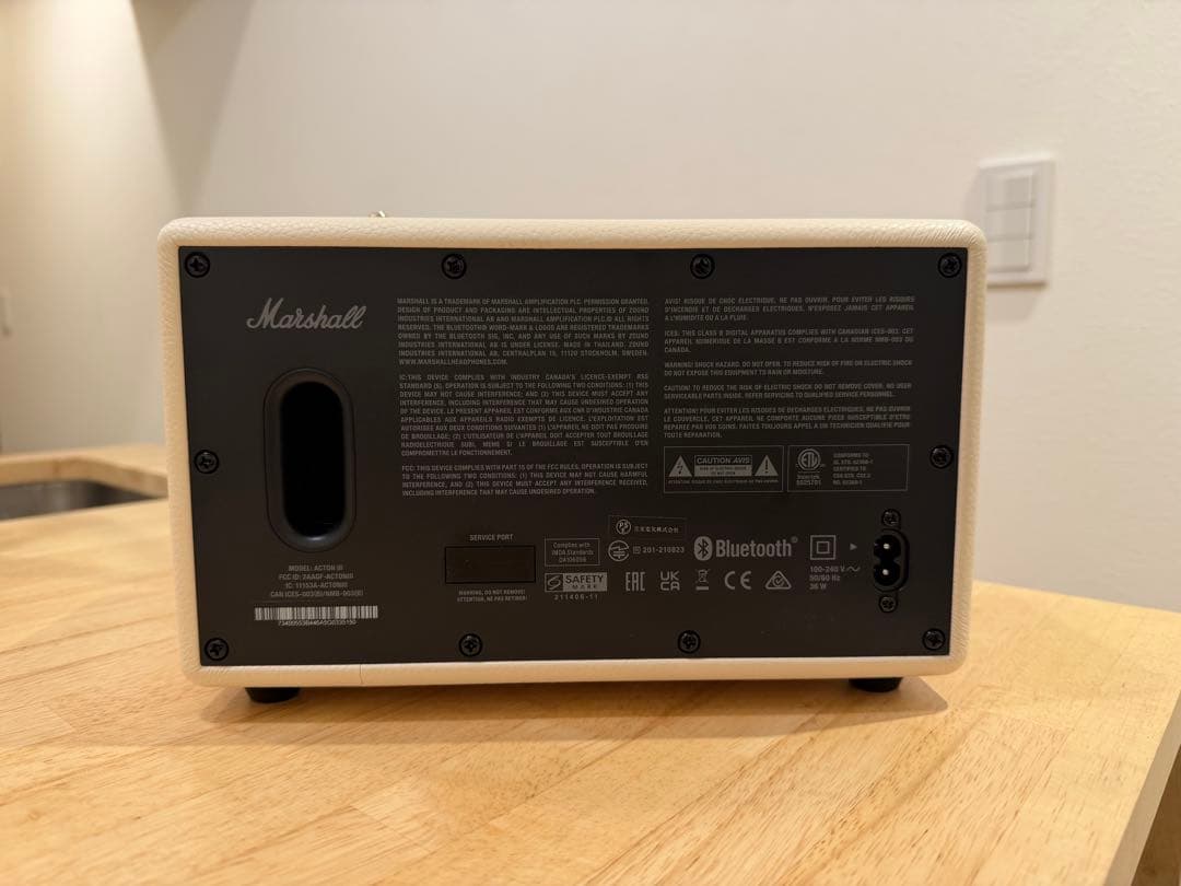 ⭐️極美品　Marshall ACTON III クリーム（国内正規品）