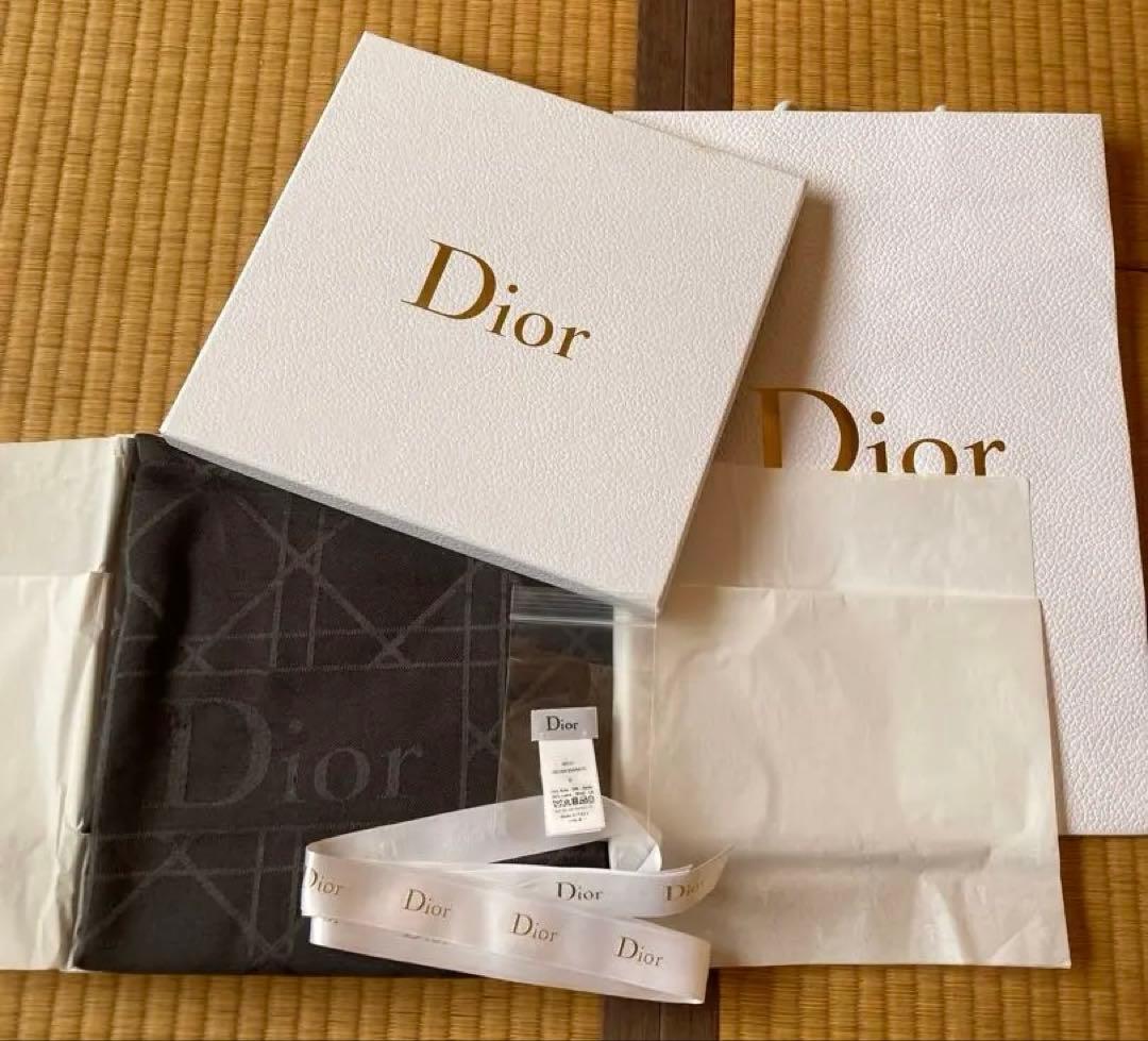 Dior グレー ストール・ショール　SO DIOR カナージュ