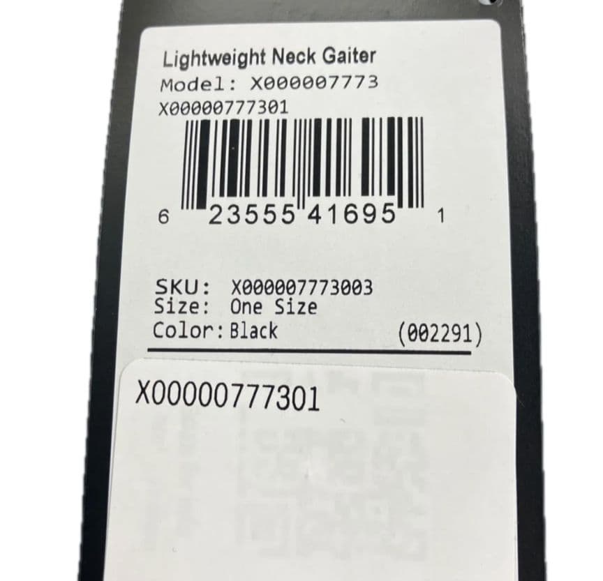 【未使用】ライトウェイトネックゲイター/ネックウォーマー◆アークテリクス