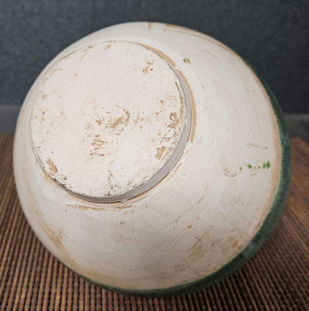 中国古美術　中国古陶磁器　中国古玩　遼時代　遼緑釉　丸壺　罐　漢緑釉　古代中国