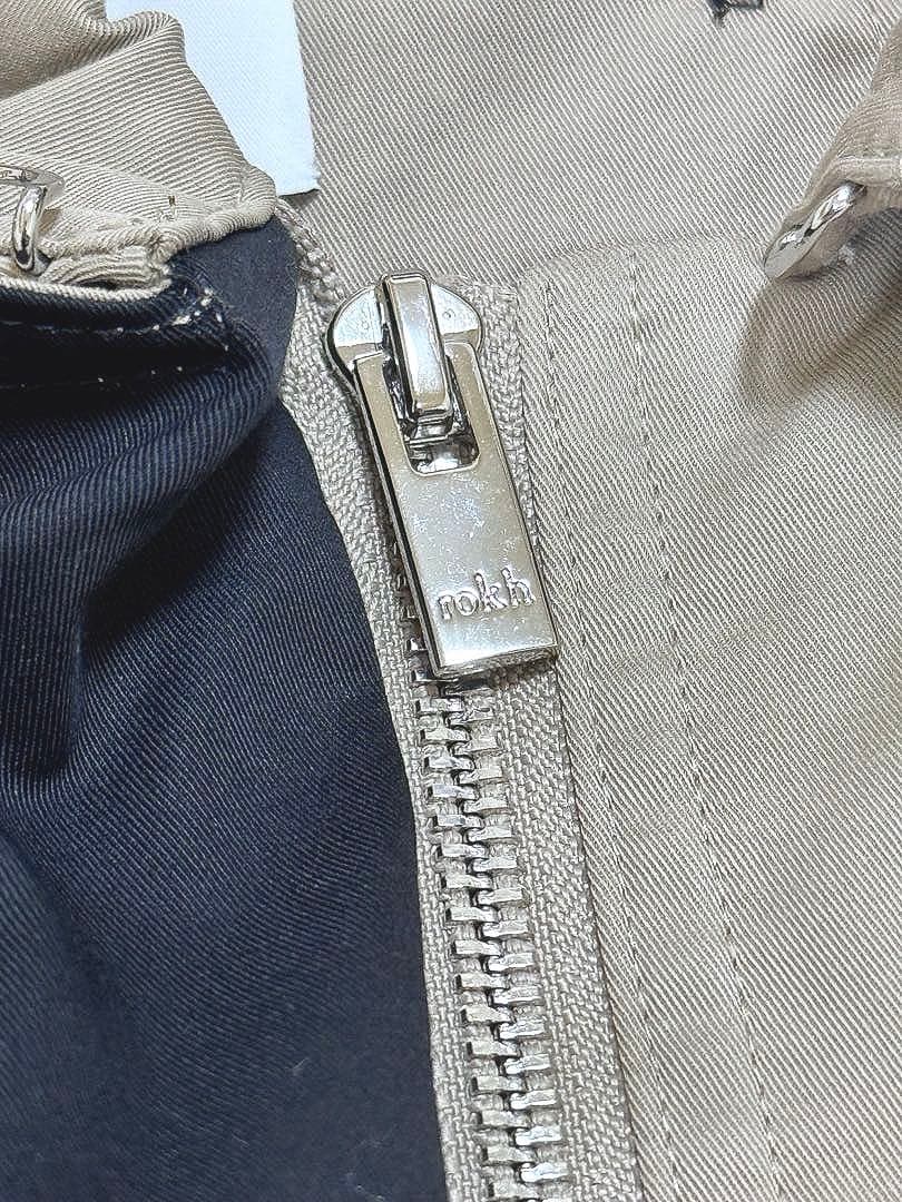 美品 rokh コラボ ツイルクロップドジャケット ジャケット S ロク