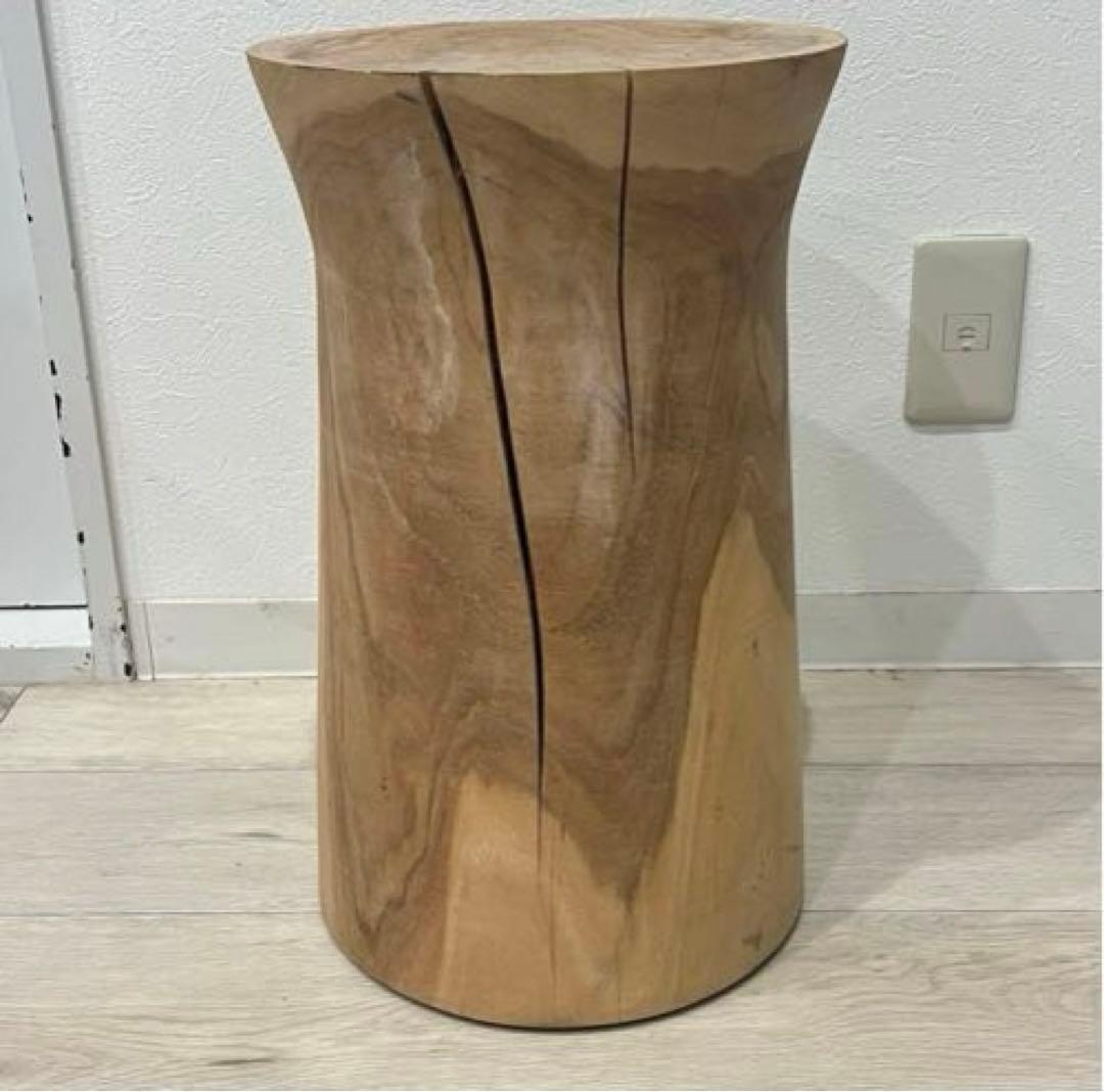 関家具 ST LOLO A スツール サイドテーブル 丸太 Lタイプ