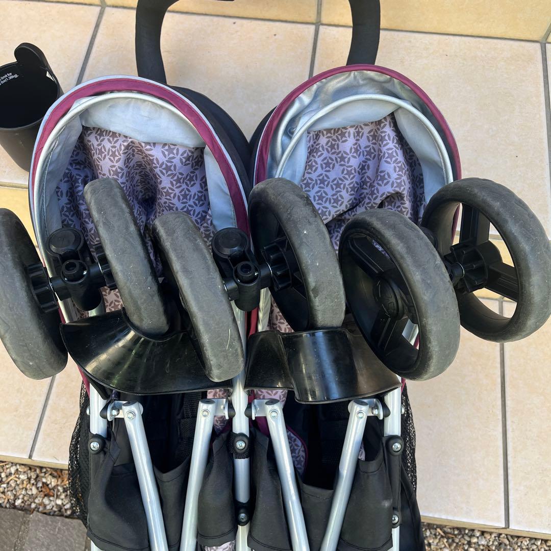 jeepジープ　ダブルストローラー　ツイン　ベビーカー