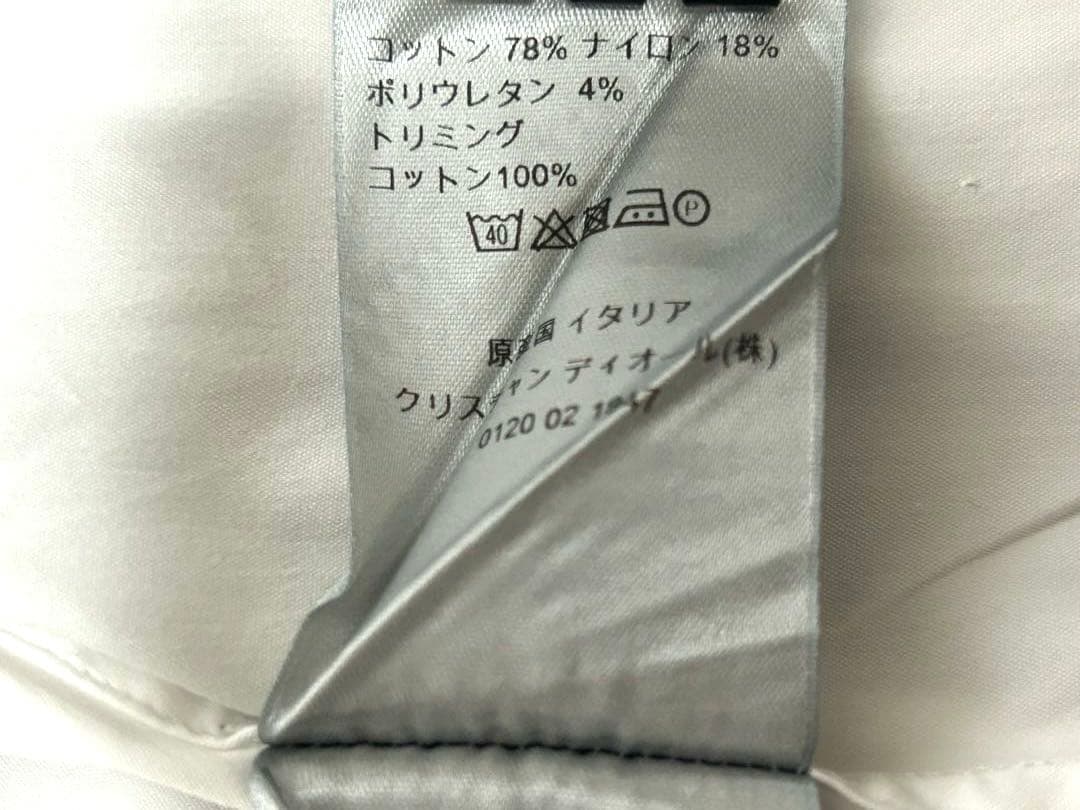 Dior homme 白シャツ bee白刺繍 サイズ40