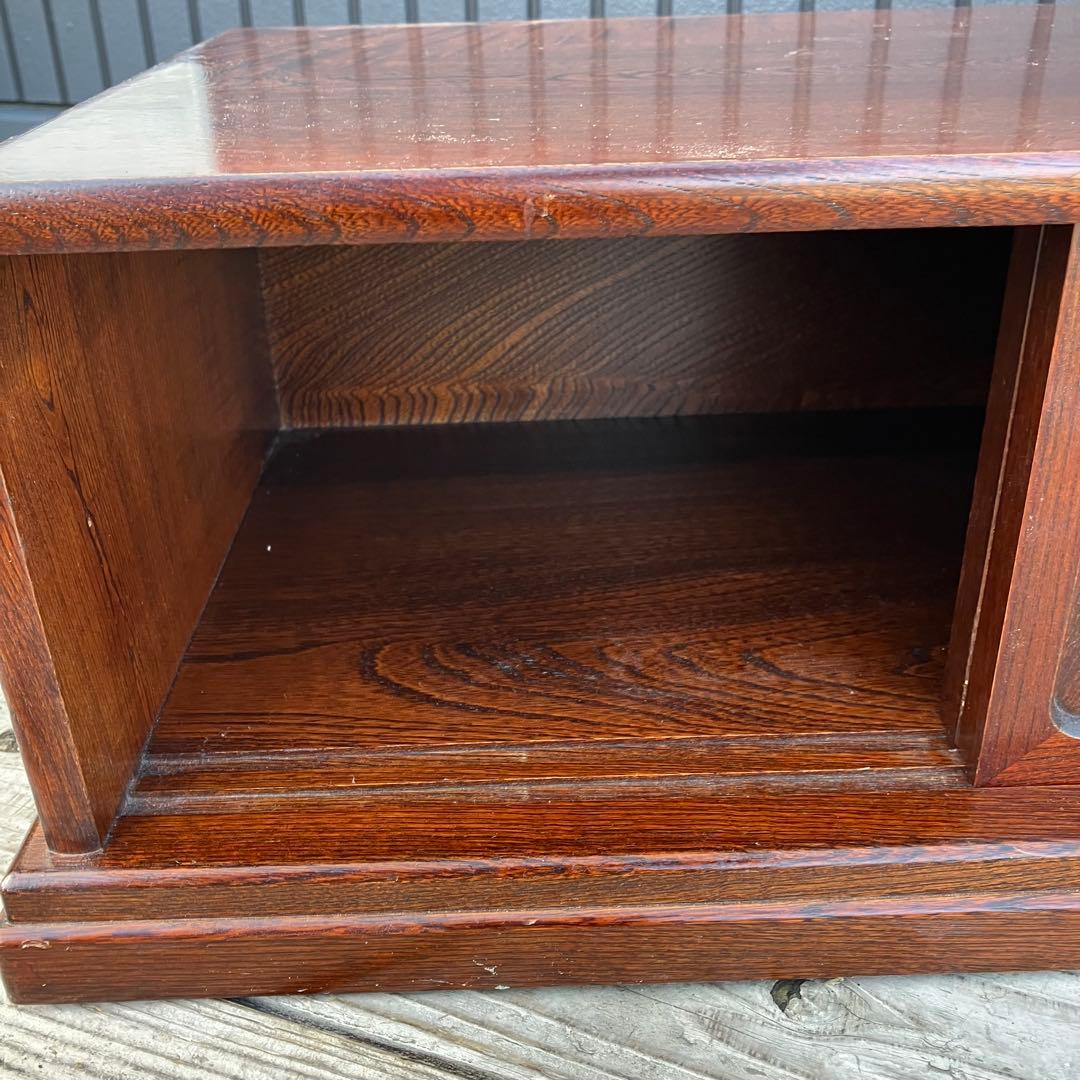 昭和レトロ 和モダン 木製階段箪笥 飾り棚 茶箪笥 サイドボード 古道具 古家具