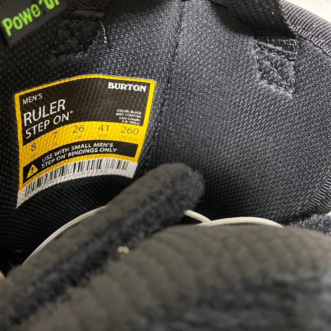 【26cm】 BURTON RULER STEPON バイン付き　ルーラー