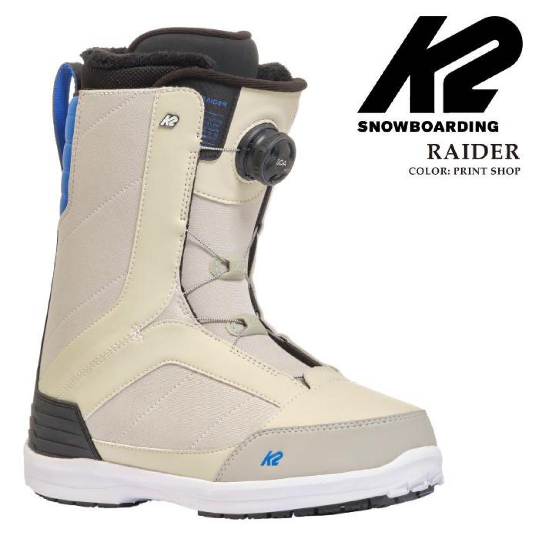 ケーツー レイダー プリント スノーボード ブーツ メンズ 24-25