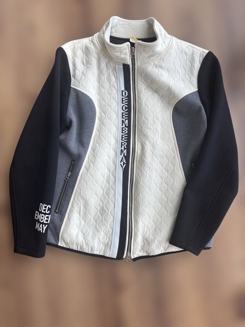 ディセンバーメイ ゴルフ ブルゾン メンズ ダンボールニット キルト アウター