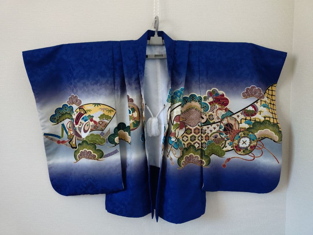 【京越卸屋】七五三着物　5歳男の子　袴羽織12点フルセット