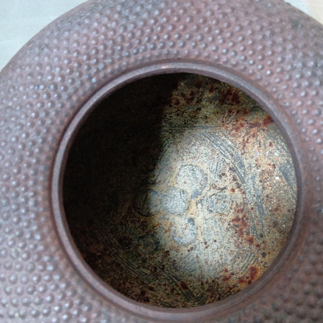 値下げ茶道具　色紙釜　佐藤清光作