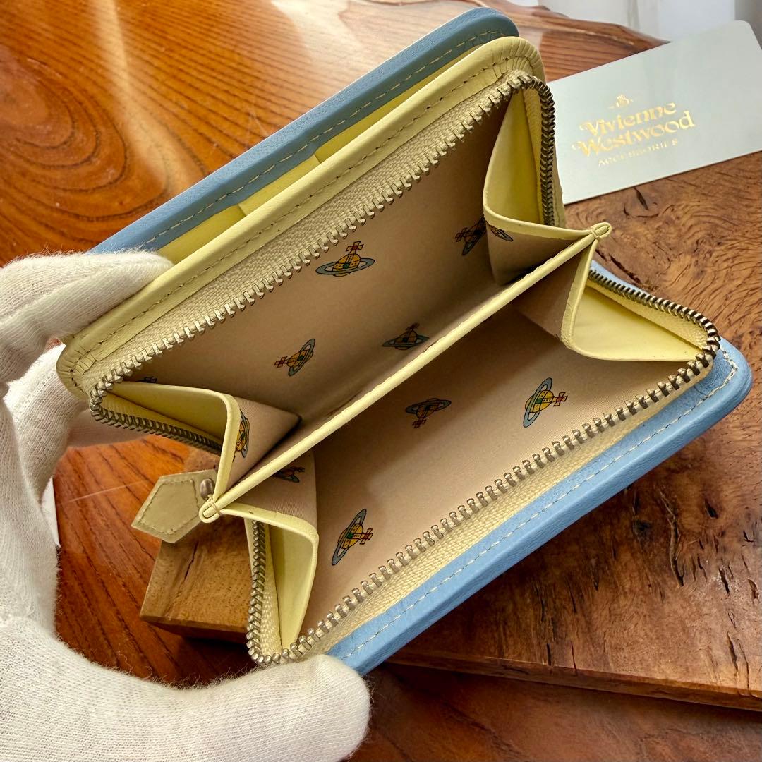 未使用美品/廃盤正規品VivienneWestwood オーブ/スリム折財布