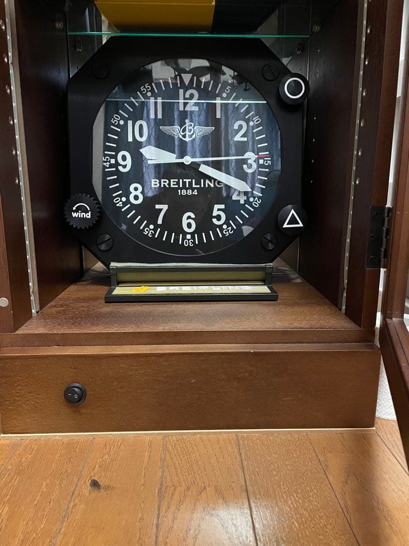 ブライトリング　ノベルティ　掛け時計　大きいサイズ！縦横35㎝