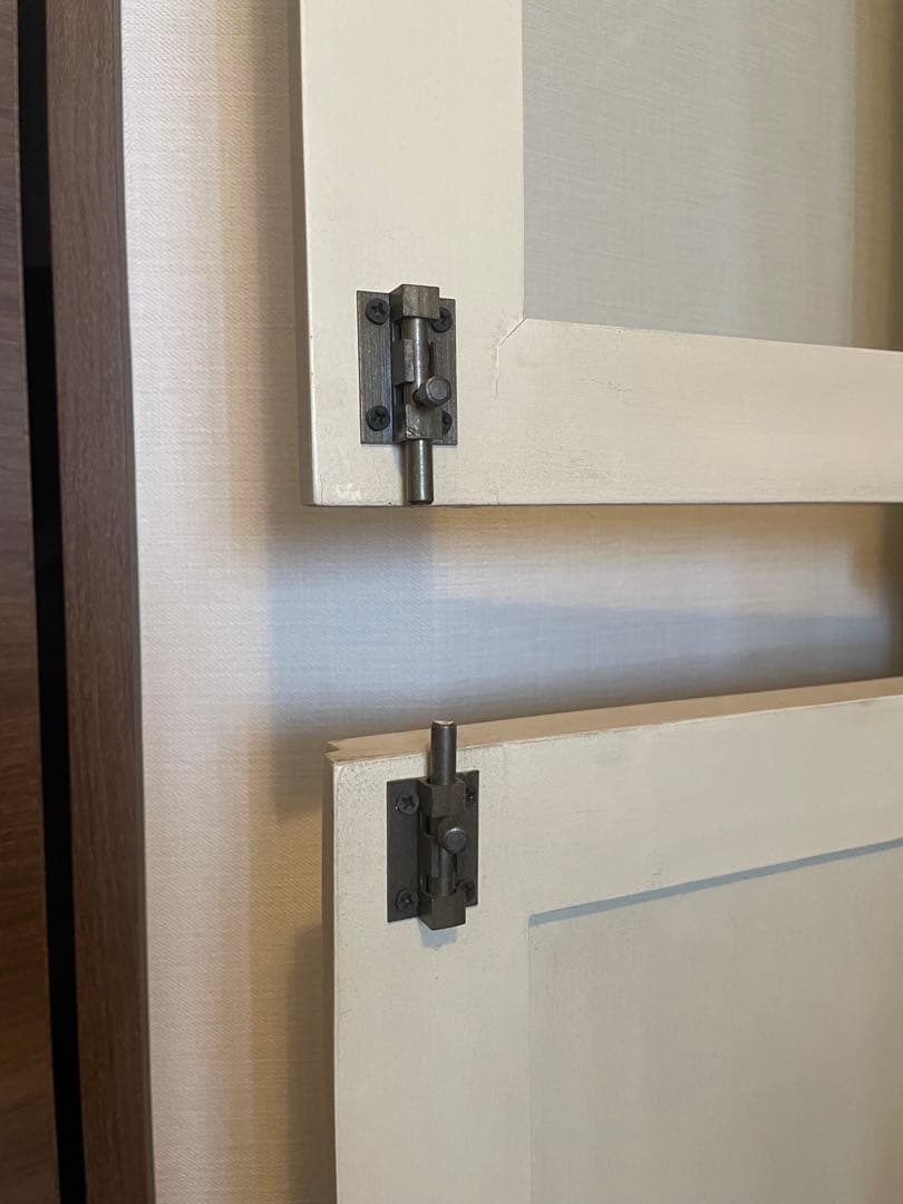 Blanc D’ivoireブランディボワール　ガラスキャビネット　アンティーク