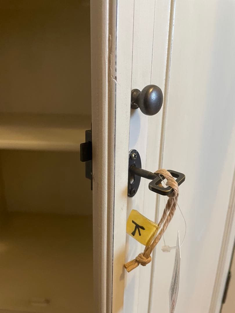 Blanc D’ivoireブランディボワール　ガラスキャビネット　アンティーク