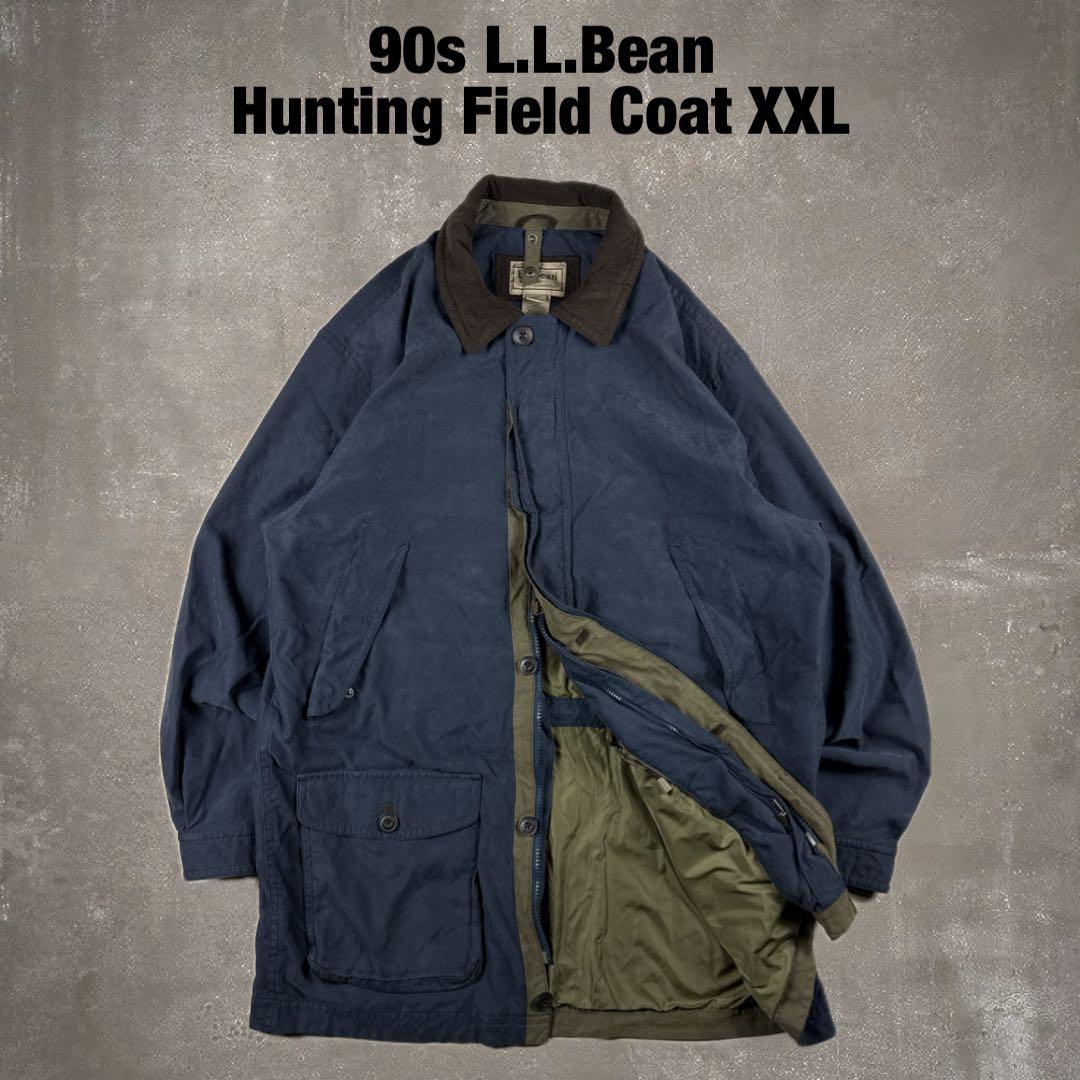 90s llbean ハンティングジャケット 中綿 フィールドコート XXL