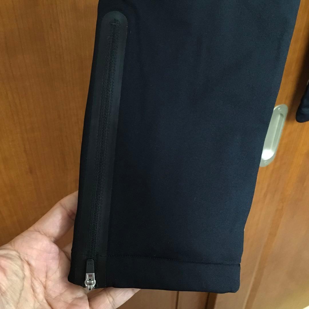 美品　パーリーゲイツ　ストレッチパンツ　０　防寒　白黒　pearly gates