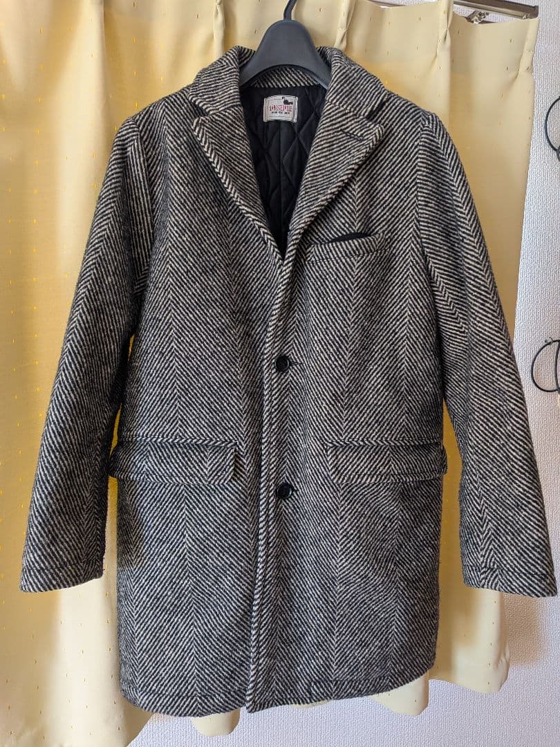 GANGSTERVILLE ヘリンボーンチェスターコート