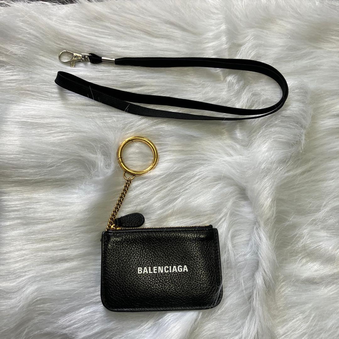 バレンシアガ　キーリング　ストラップ　財布　小銭入れ　0703