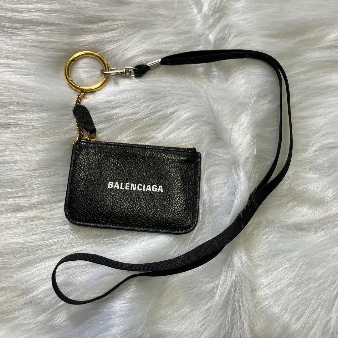 バレンシアガ　キーリング　ストラップ　財布　小銭入れ　0703