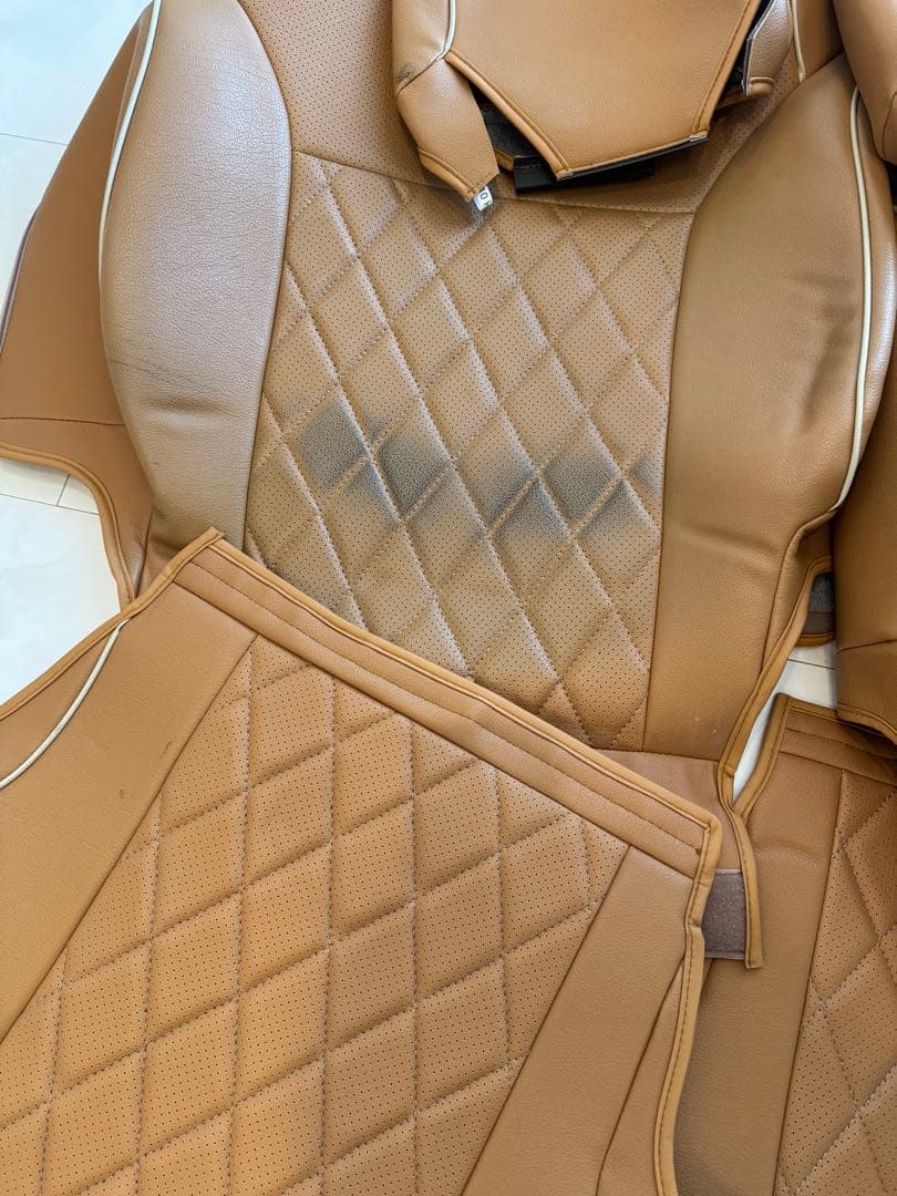 ジムニー　キャメルシートカバー　ドリンクホルダー　他　キャメルセット　JB64