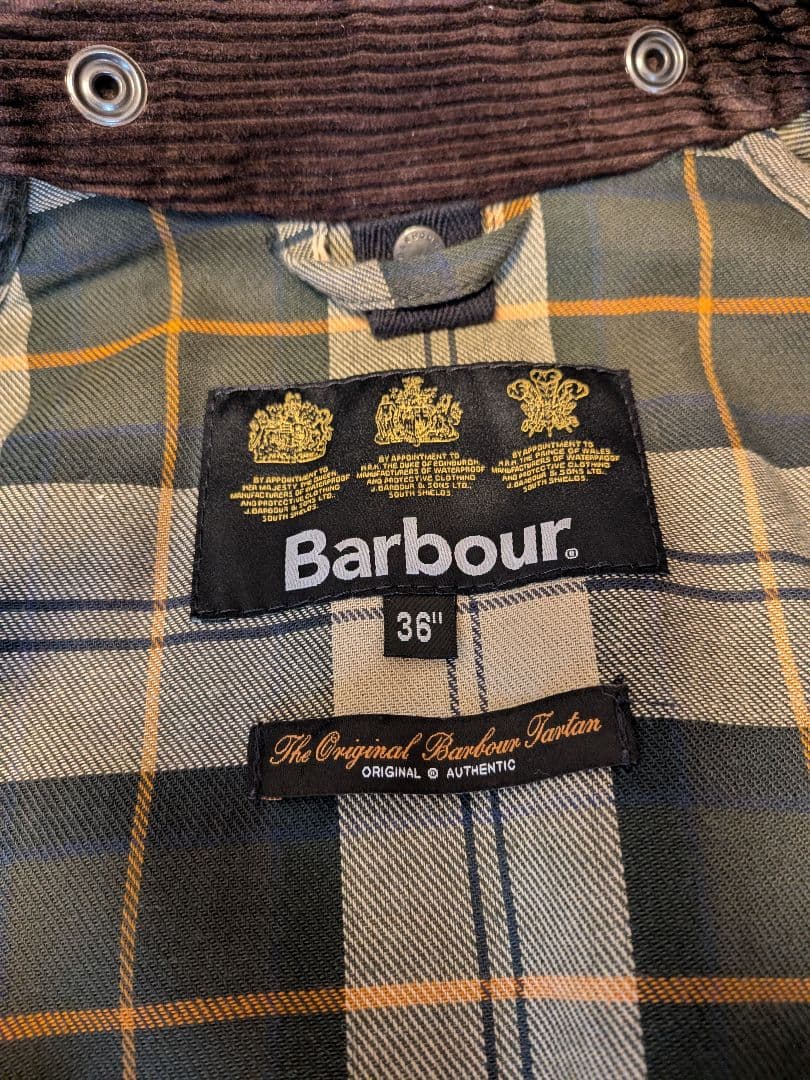 極美品　BEDALE 2LAYER JACKETバブアー ツーレイヤージャケット