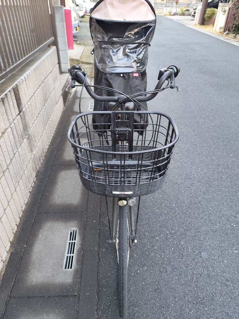 電動アシスト自転車 チャイルドシート付き OGKバスケット