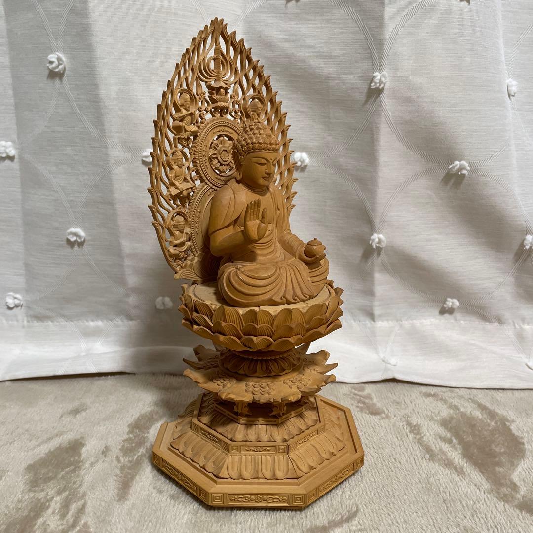 江戸（倉庫）　如来　仏像　木彫り