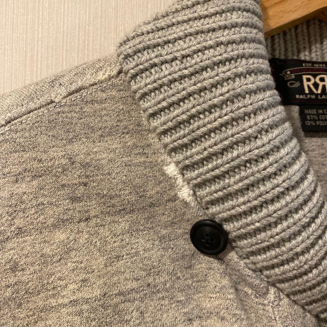 希少　RRL ショールカラー　スウェットカーディガン