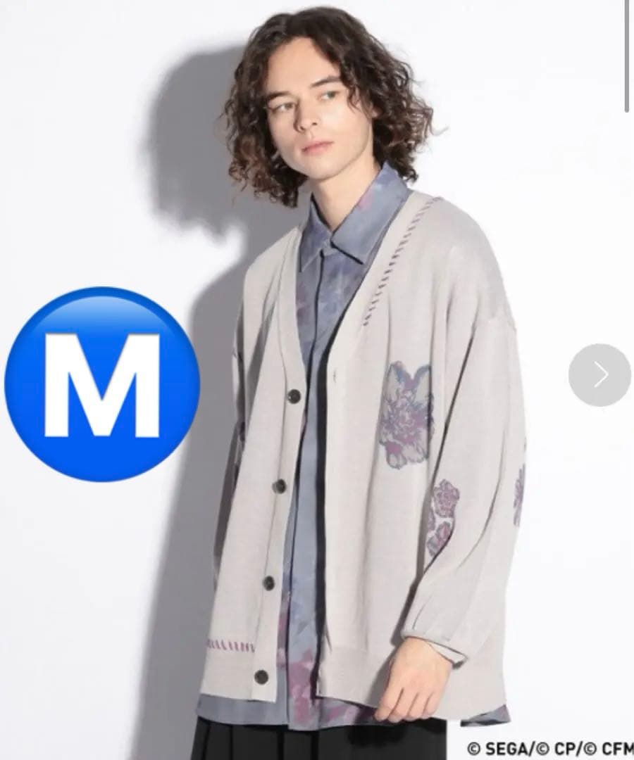 完売品‼️プロセカ×ZOZOZTOWN 東雲絵名フラワーニットカーディガングレーM