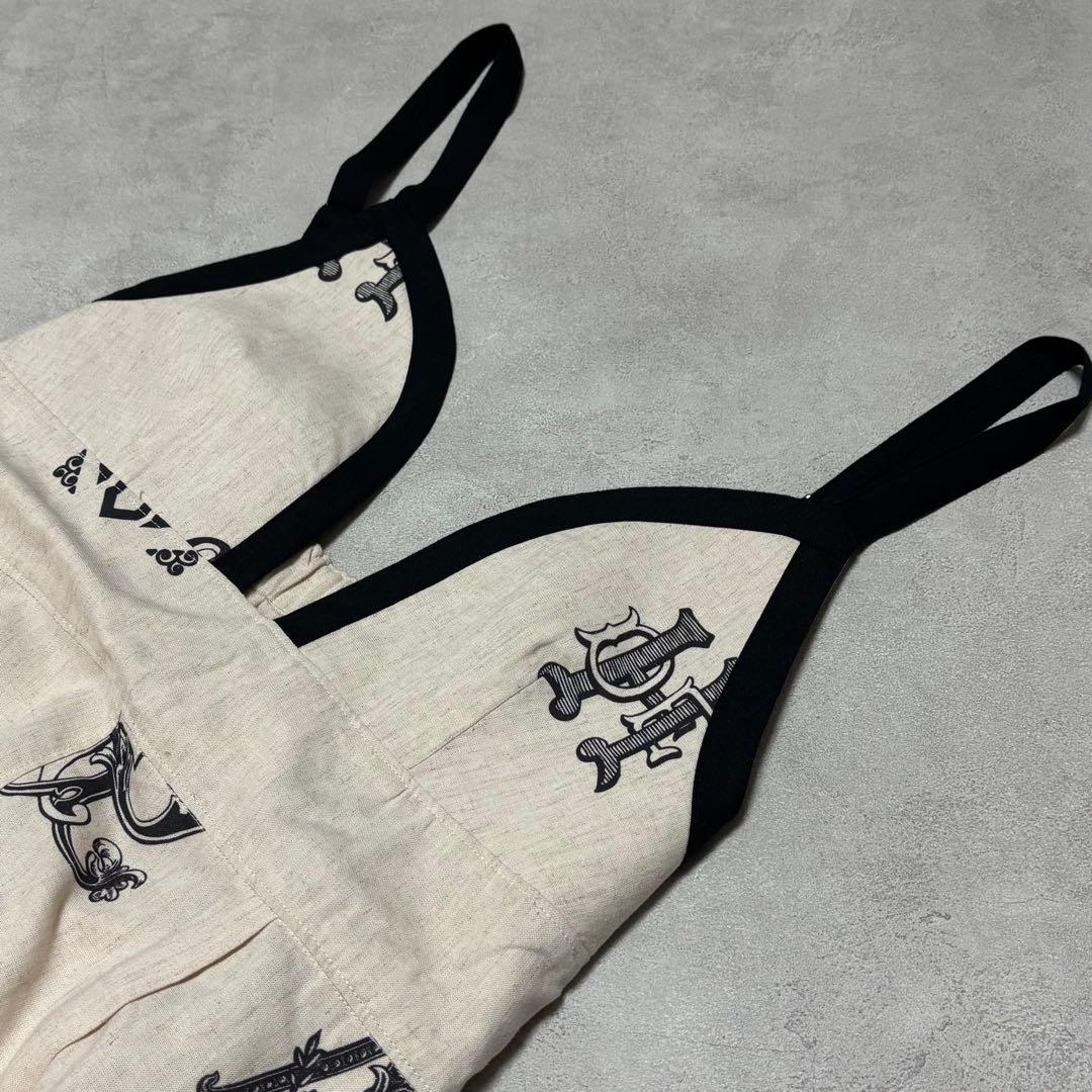 Thomas Magpie C/Linen PRINT overall 美品