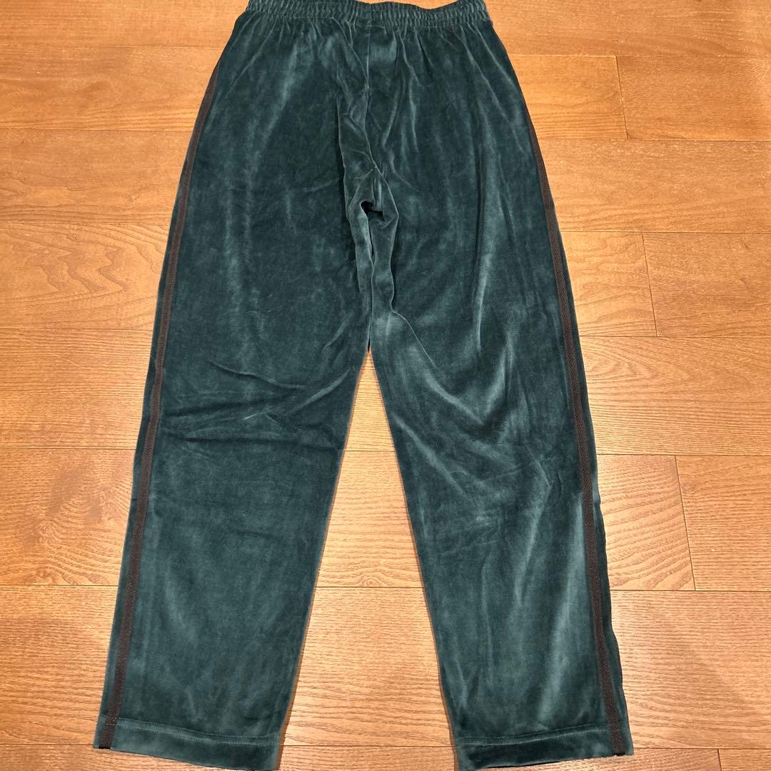 新品 アディダス adidas メンズ・ベロアトラックパンツ M グリーン