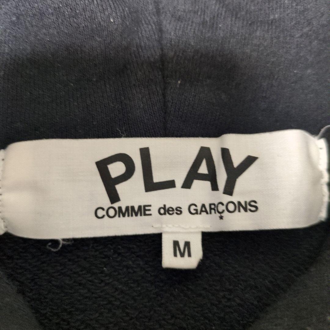 PLAY COMME des GARCONS ジップアップパーカー ハートパッチ