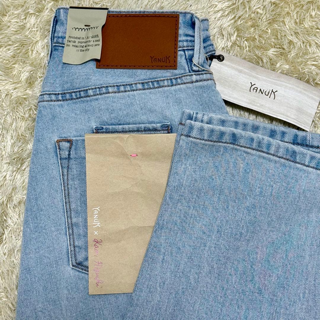 【新品】 樋口かほり ✖︎ YANUK クラシックテーパード　デニムパンツ　23