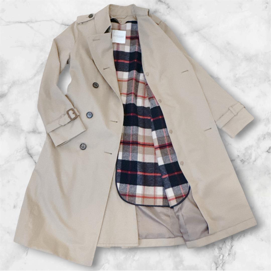 【極美品】マッキントッシュ フィロソフィー トレンチコート　ライナー 付き 36