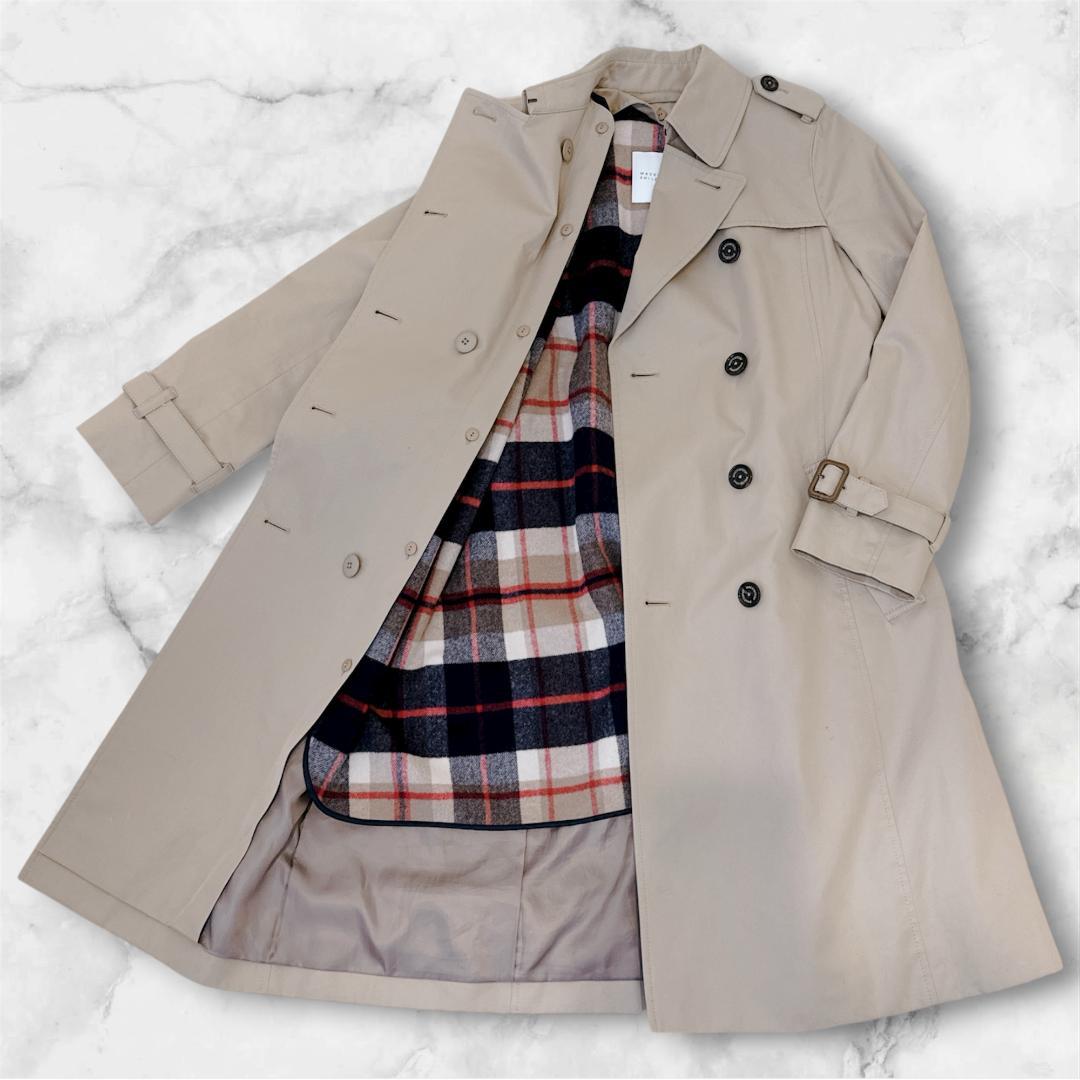 【極美品】マッキントッシュ フィロソフィー トレンチコート　ライナー 付き 36