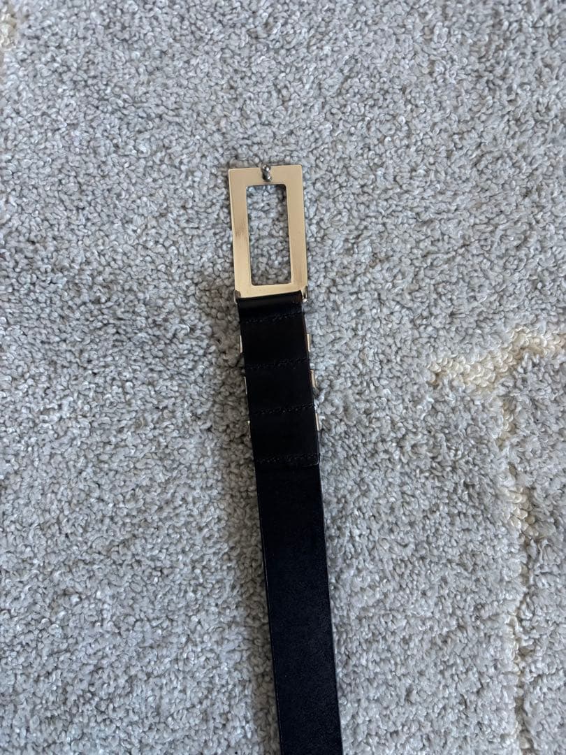 [Adrer] 完売品　hand made レザーベルト　黒　ブラック