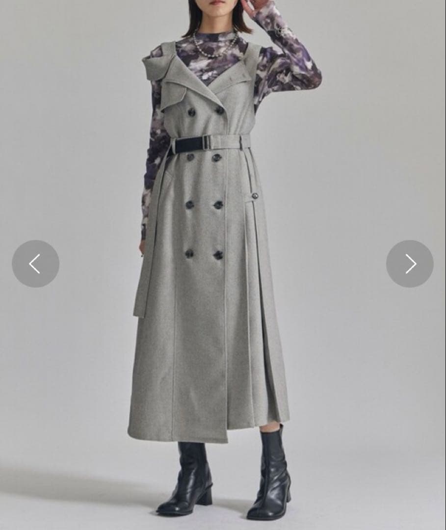 【UNITED TOKYO】トレンチラべルジャンパースカート